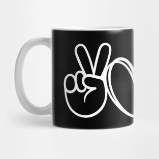 Peace Love Serenity AA Symbol Mug